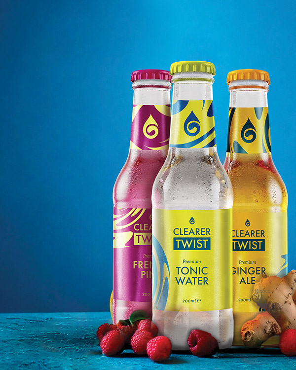 Clearer Twist - Premium Mixer Drinks - ECommerce Website Digital Marketing - Hands Digital