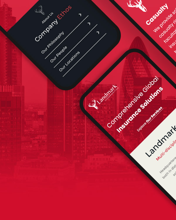Underwriting Website - Essex - Landmark - Hands Digital